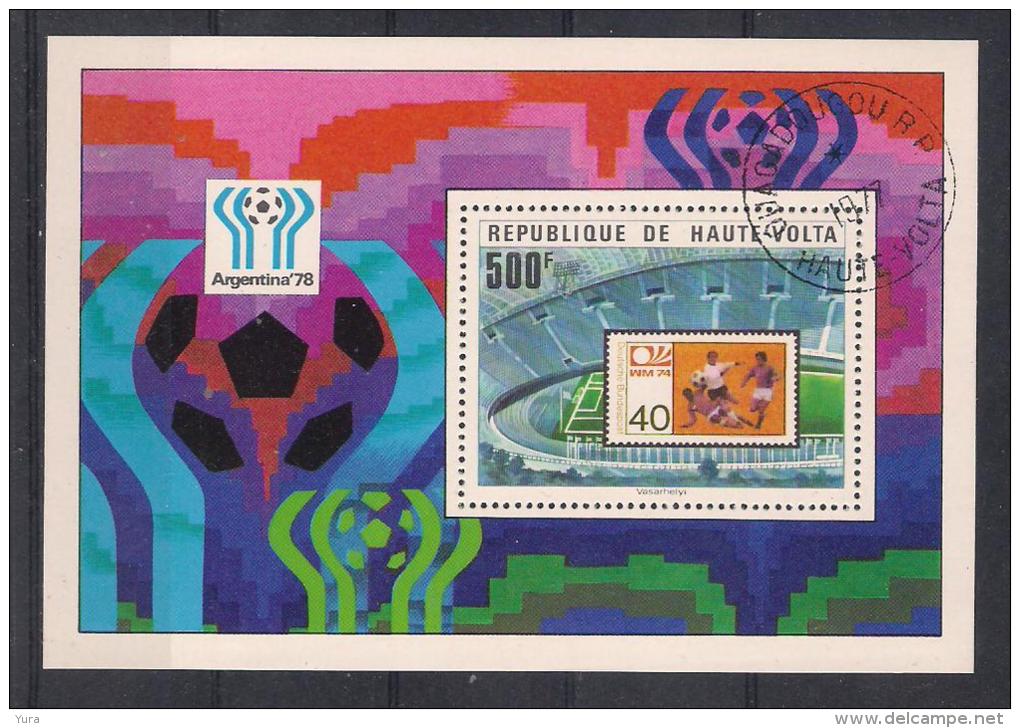 FIFA World Cup Argentina 1977  Burkina Faco  Sc Nr 461  S/S (a5p11) - 1978 – Argentina