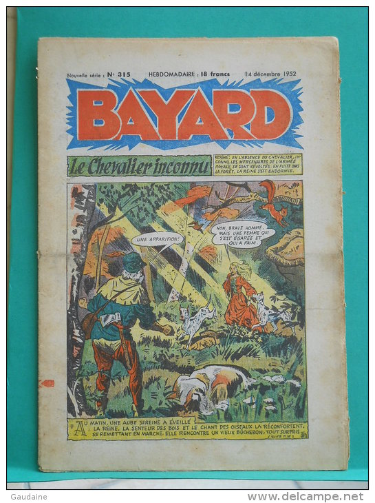 BAYARD - Le Chevalier Inconnu - N° 315 Du 14 Décembre 1952 - Bayard