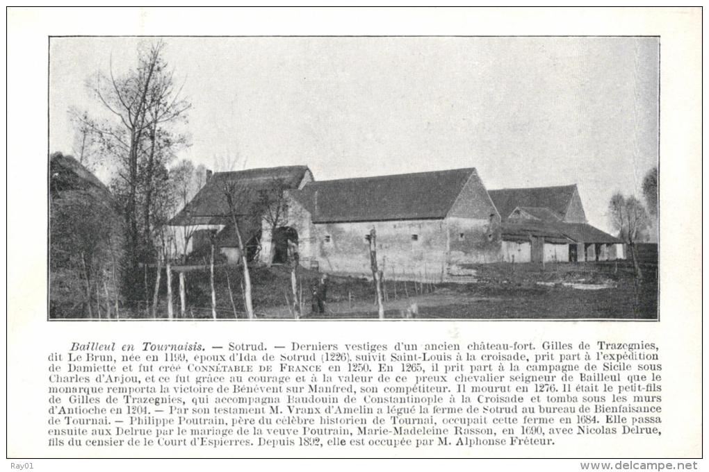 BELGIQUE - HAINAUT - ESTAIMPUIS - Sotrud - Dernier Vestiges D'un Ancien Château-fort. - Estaimpuis