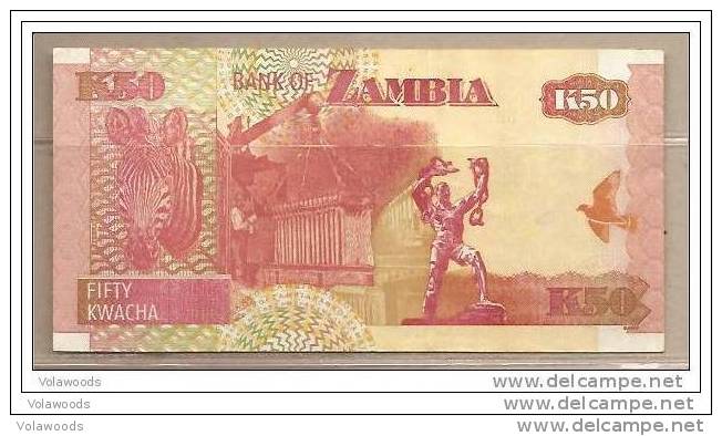 Zambia - Banconota Circolata Da 50 Kwacha - 2007 - - Zambia