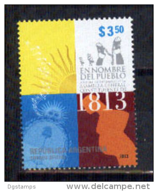 Argentina 2013 **  Bicentenario Asamblea General Constituyente De 1813. En Nombre Del Pueblo. Historia. Independencia. - Unused Stamps