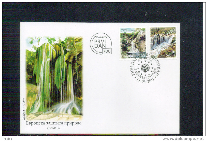 Serbia / Serbien 2011 Nature Protection Satz / Set FDC - Umweltschutz Und Klima