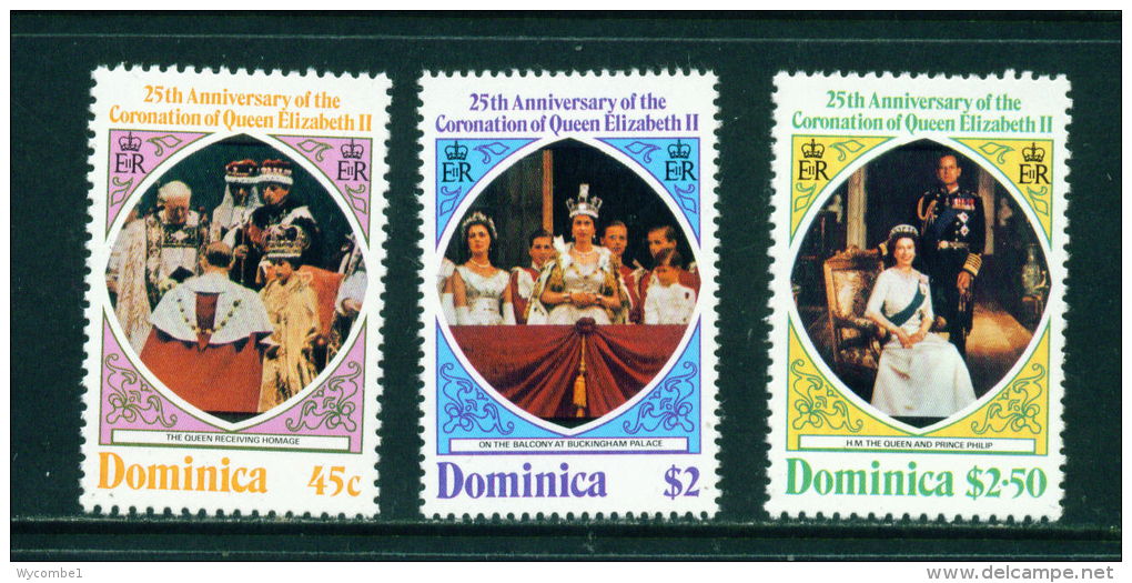 DOMINICA - 1978 25th Anniversary Of The Coronation Unmounted Mint - Dominica (1978-...)