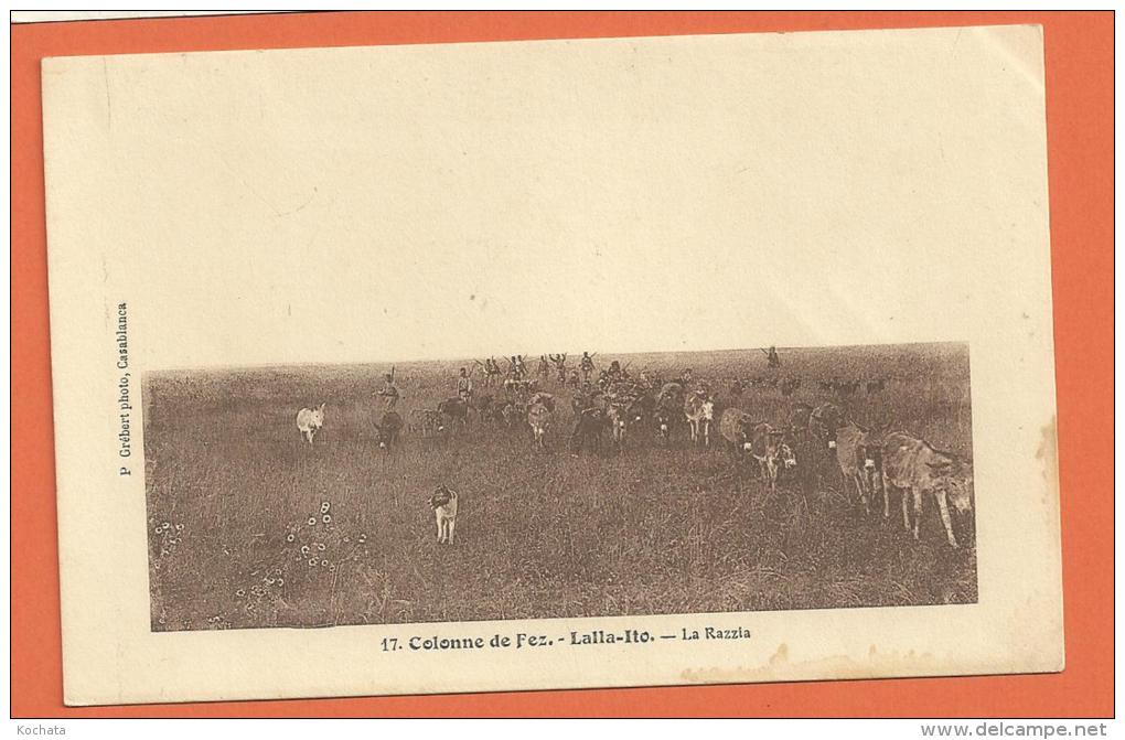 J236, Colonne De Fez , Lalla-Ito , La Razzia, Transhumance, Casablanca,17, Non Circulée - Anes