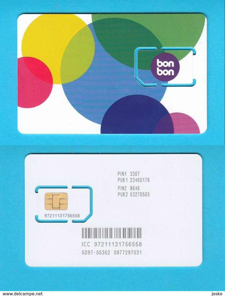 BONBON ... Bon-bon ( Croatia GSM SIM Card With Chip ) * MINT CARD - NEVER USED - Kroatië