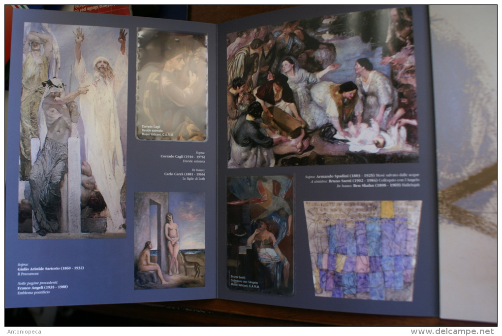 VATICANO 2013 - EMISSION 20 MAY 2013 4 CARDS NEW IN ELEGANT FOLDER - Vatican