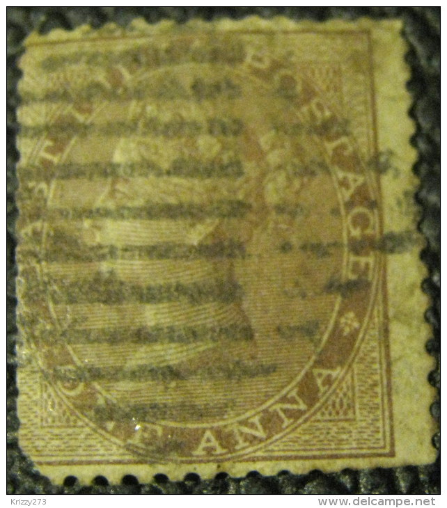 East India 1855 Queen Victoria 1a - Used - 1854 East India Company Administration