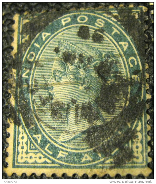 India 1882 Queen Victoria 0.5a - Used - 1882-1901 Empire