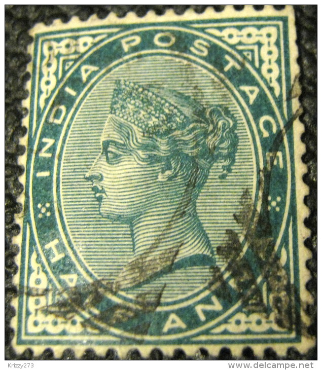 India 1882 Queen Victoria 0.5a - Used - 1882-1901 Empire