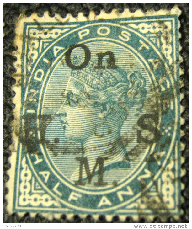 India 1883 Queen Victoria Service 0.5a - Used - 1882-1901 Empire