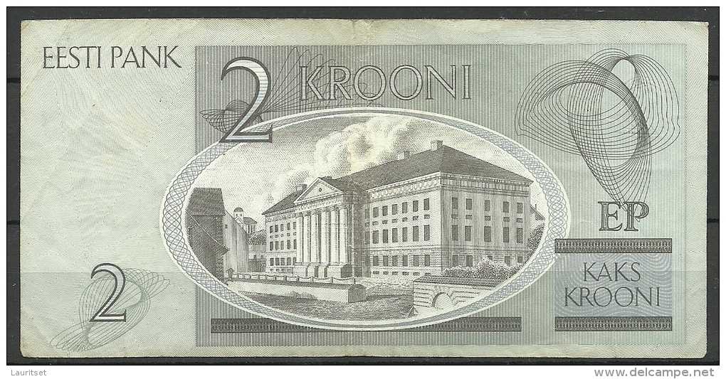 Estland Estonia 2 Kr 2006 REPLACEMENT NOTE ZZ Banknote Karl Ernst Von Baer Universität Dorpat Tartu - Estonie