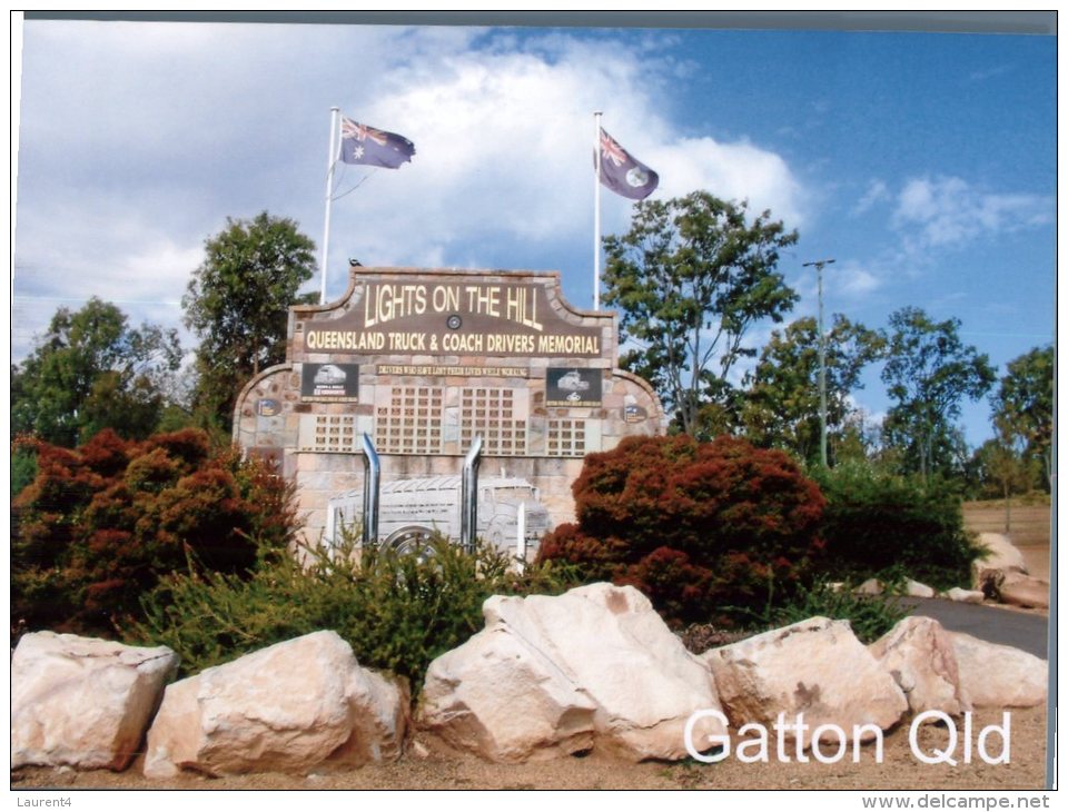 (124) Australia - QLD - Gatton Coach & Truck Drivers Memorial - Monumenti Ai Caduti