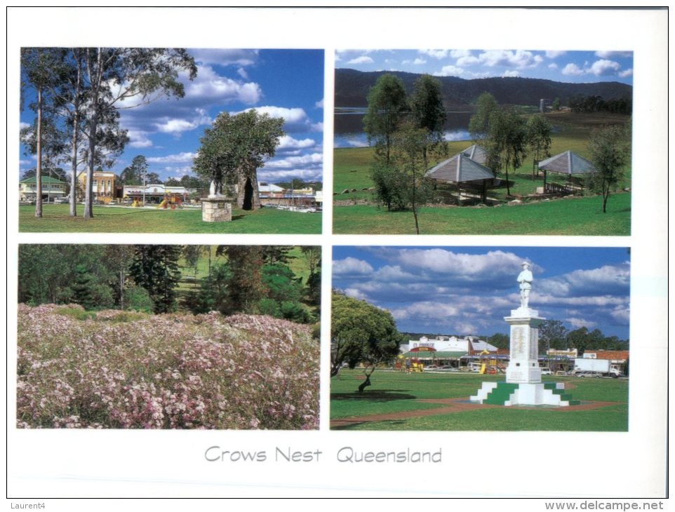 (124) Australia - QLD - Crows Nest War Memorial - Monuments Aux Morts