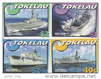 Tokelau-2002 New Zealand Navy Ships 315-318 MNH - Tokelau