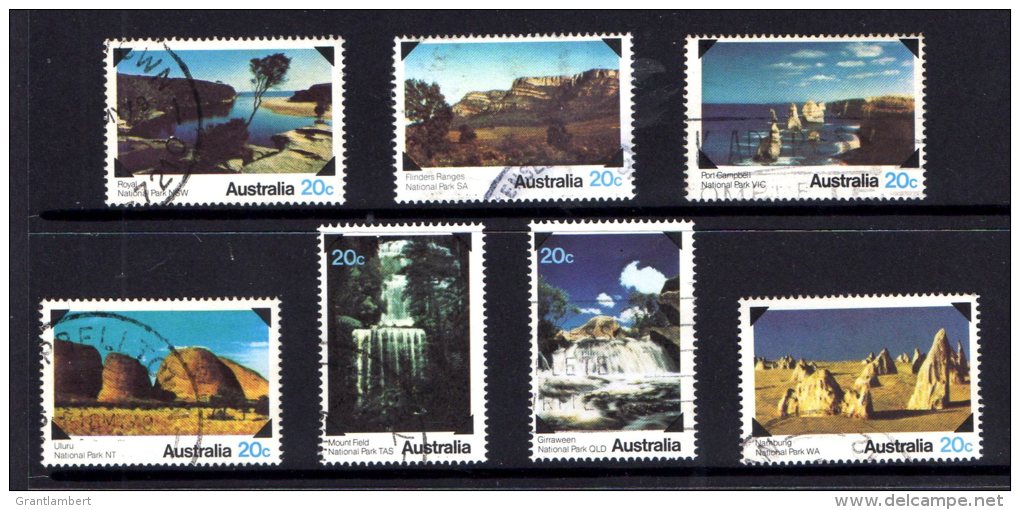 Australia 1979 National Parks Set Of 7 Used - Used Stamps