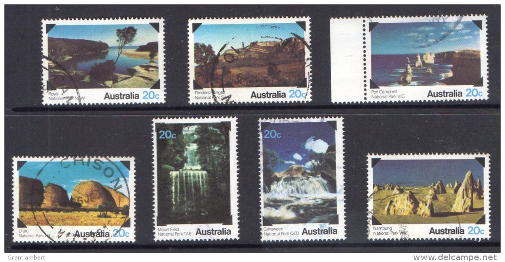 Australia 1979 National Parks Set Of 7 Used - - Used Stamps