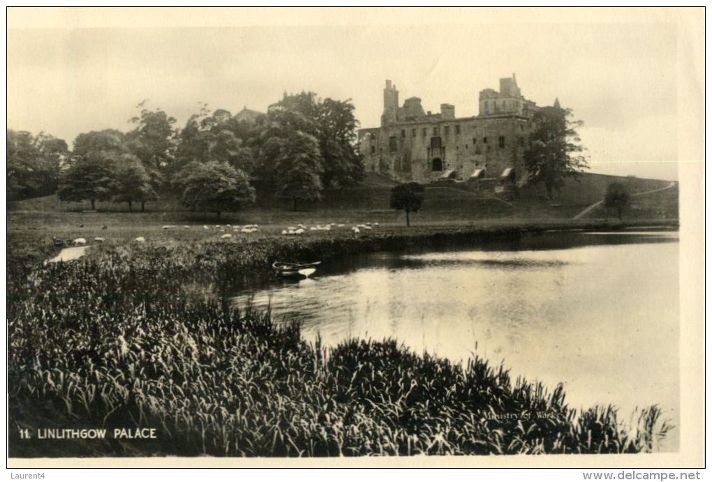 (404) Very Old UK Postcard - Carte Ancienne - Linlithgow Palace - West Lothian