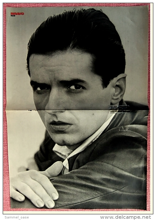 Kleines Poster  -  Chris De Burgh  -  Rückseite : Falco  -  Von Bravo Ca. 1982 - Plakate & Poster