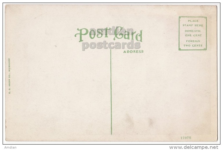 USA, ST AUGUSTINE FL ~ PONCE DE LEON HOTEL COURT ~ MOORISH TOWER ~ C1920s-1930s Unused Vintage Postcard - FLORIDA [4096] - St Augustine