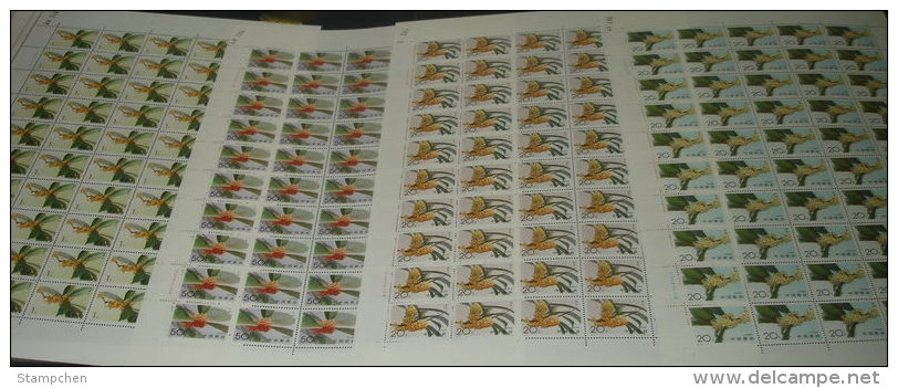 China 1995-6 Sweet Osmanthus Stamps Sheets  Laurel Flower Flora - Blocks & Sheetlets