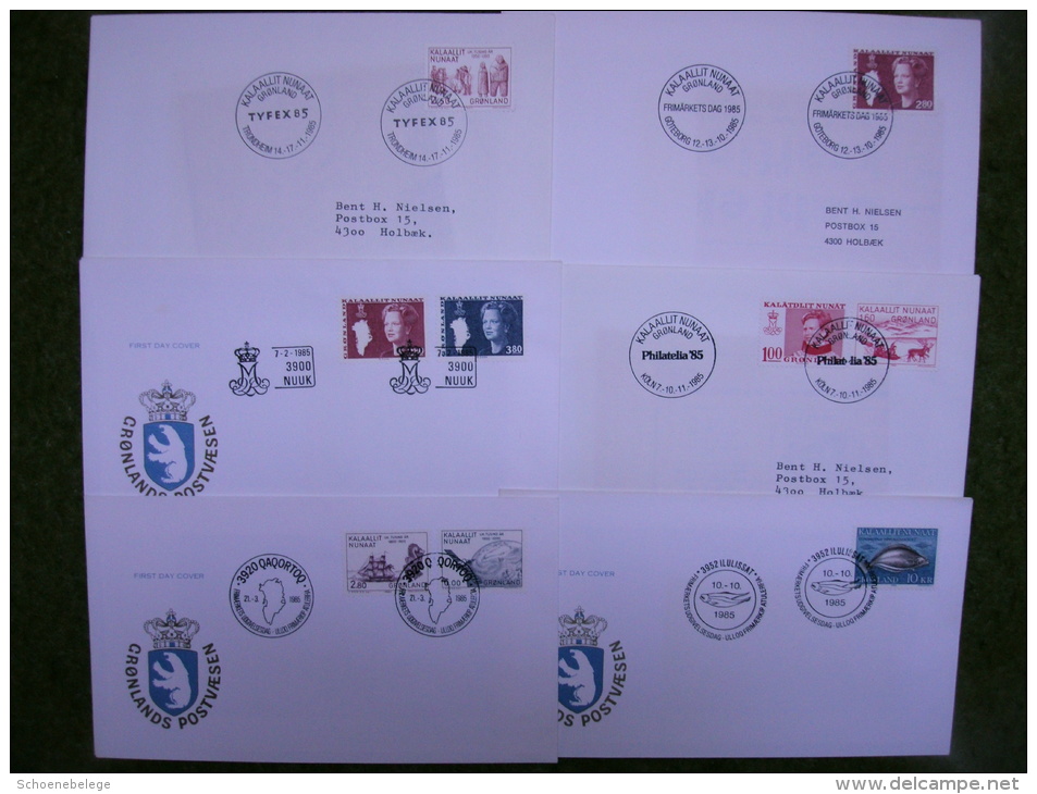 A2014) Grönland Dänemark Denmark 12 Belege - Colecciones & Series