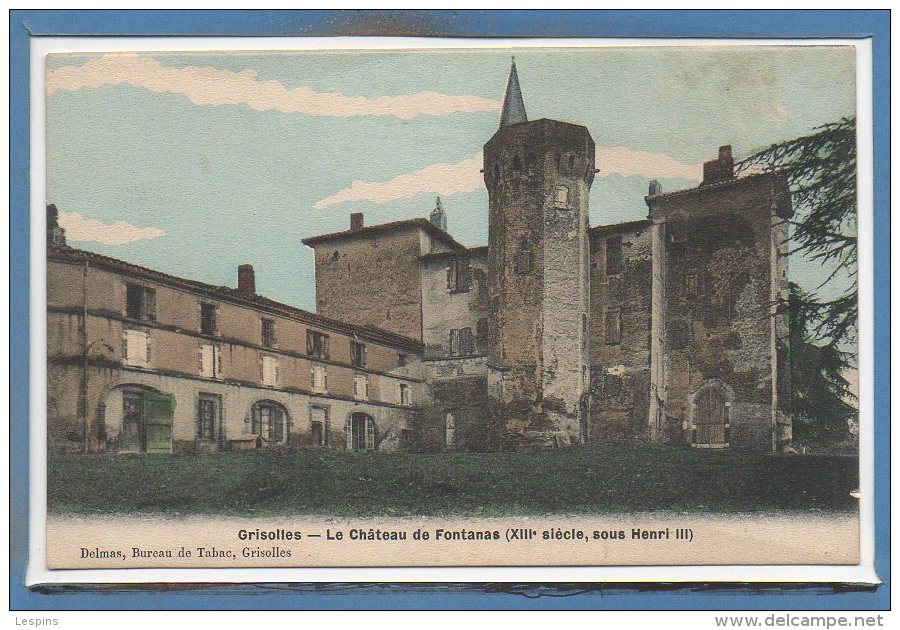 82 - GRISOLLES --  Le Château De Fontanas... - Grisolles