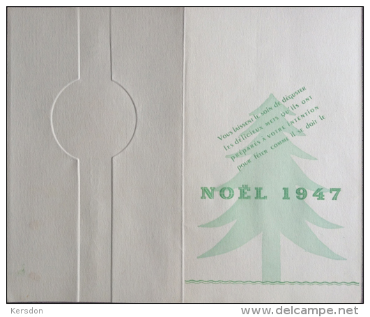 Carte - Les 3 Mousquetaires - Noel 1947 - Andere & Zonder Classificatie