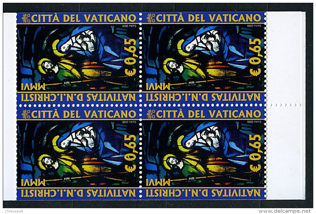 Lot 137 - B 9 -  Vatican ** Carnet N° 1422a - Noël Tableaux - Libretti