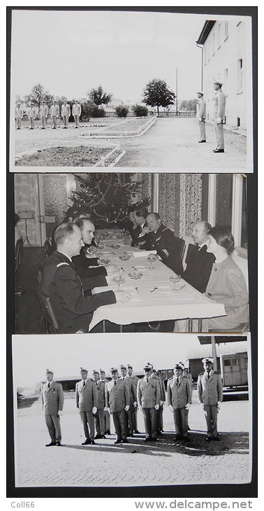 19 October 1960 - 7 Photos Généraux Et Officiers Français Visite Base Hercules Guided Missile à Mc Gregor Range US Army - Fliegerei