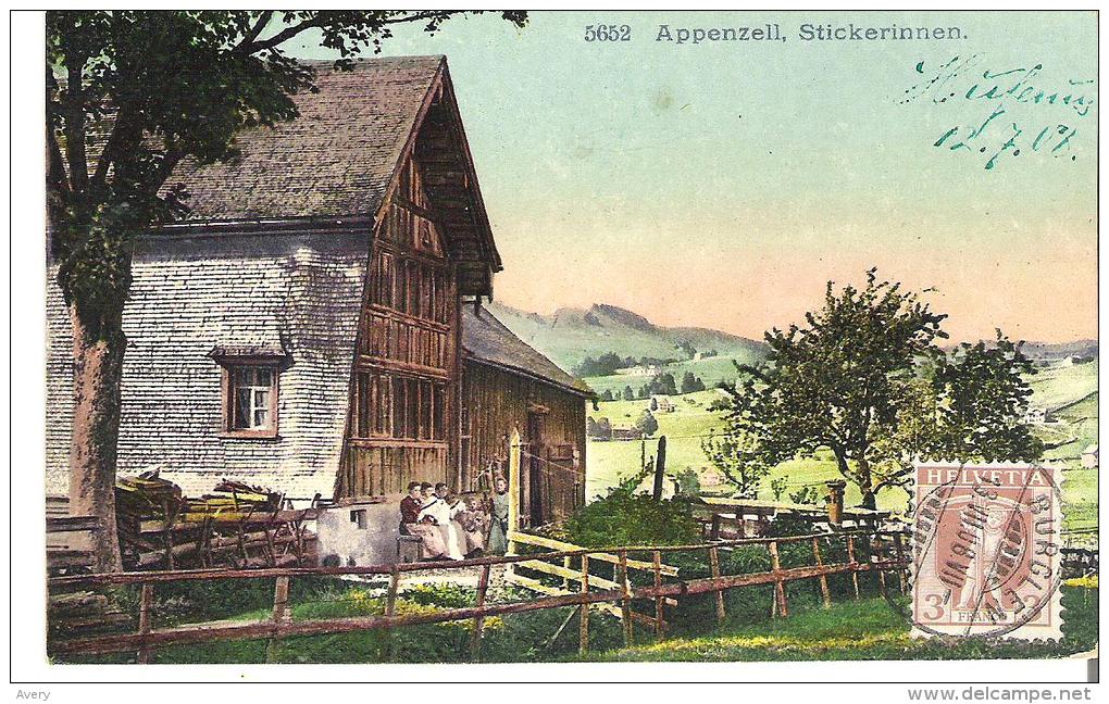5652  Appenzell, Stickerinnen, Switzerland - Autres & Non Classés