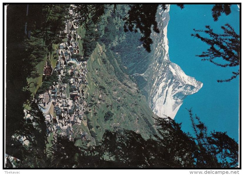 Switzerland 1978, Card Zermatt To Germany - Brieven En Documenten