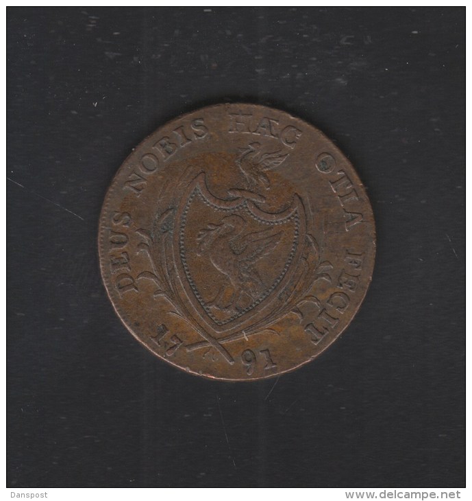 Liverpool Halfpenny 1791 - Autres & Non Classés