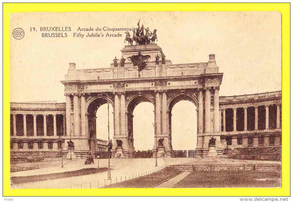 * Brussel - Bruxelles - Brussels * (Albert, Nr 19) Arcade Du Cinquantenaire, Fifty Jubile's Arcade, Oldtimer, CPA, Rare - Brussel (Stad)