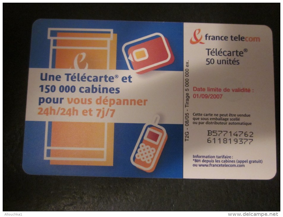 France Télécartes Carte Téléphoniques France Telecom 50 Unités Thème Une Cabine Un Homme Et Une Femme - Saisons