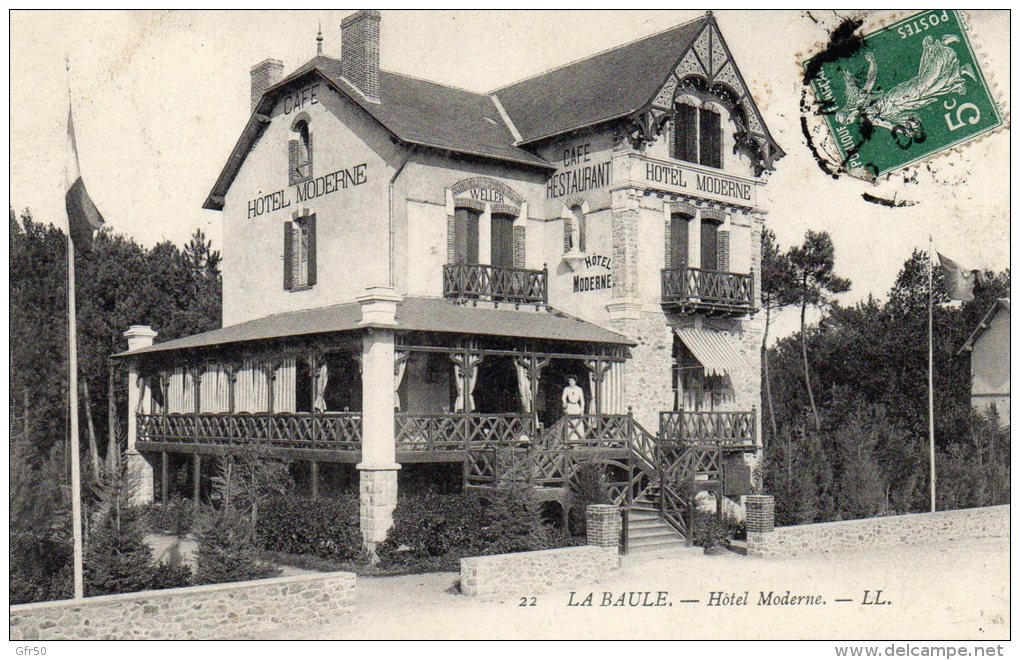 CPA  -  LA BAULE   (44)   Hotel Moderne - La Baule-Escoublac