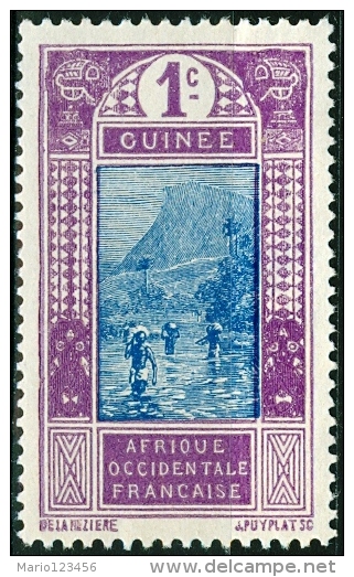 GUINEA FRANCESE, FRENCH GUINEA, COLONIA FRANCESE, FRENCH COLONY, 1913-1933,  NUOVO, SENZA GOMMA (MNG), Scott 63 - Unused Stamps
