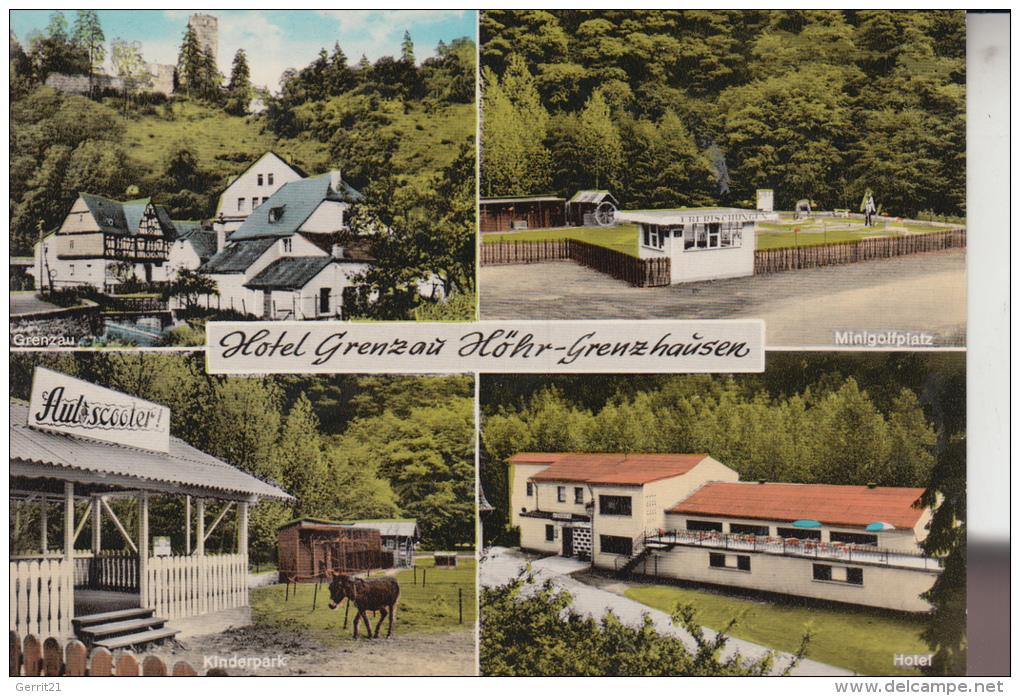 5410 HÖHR - GRENZHAUSEN, Hotel Grenzau 196... - Höhr-Grenzhausen