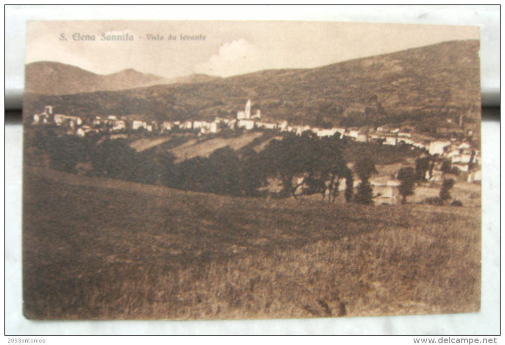 CARTOLINA Di S. ELENA SANNITA ISERNIA  FORMATO PICCOLO B851 VIAGGIATA FRANCOBOLLO STACCATO - Isernia