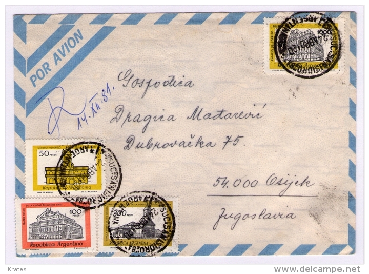 Old Letter - Argentina - Luftpost