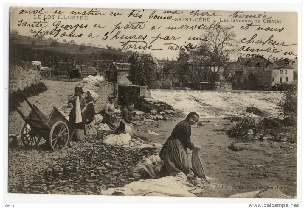 SAINT-CERE. - Les Laveuses Au Gravier - Andere & Zonder Classificatie