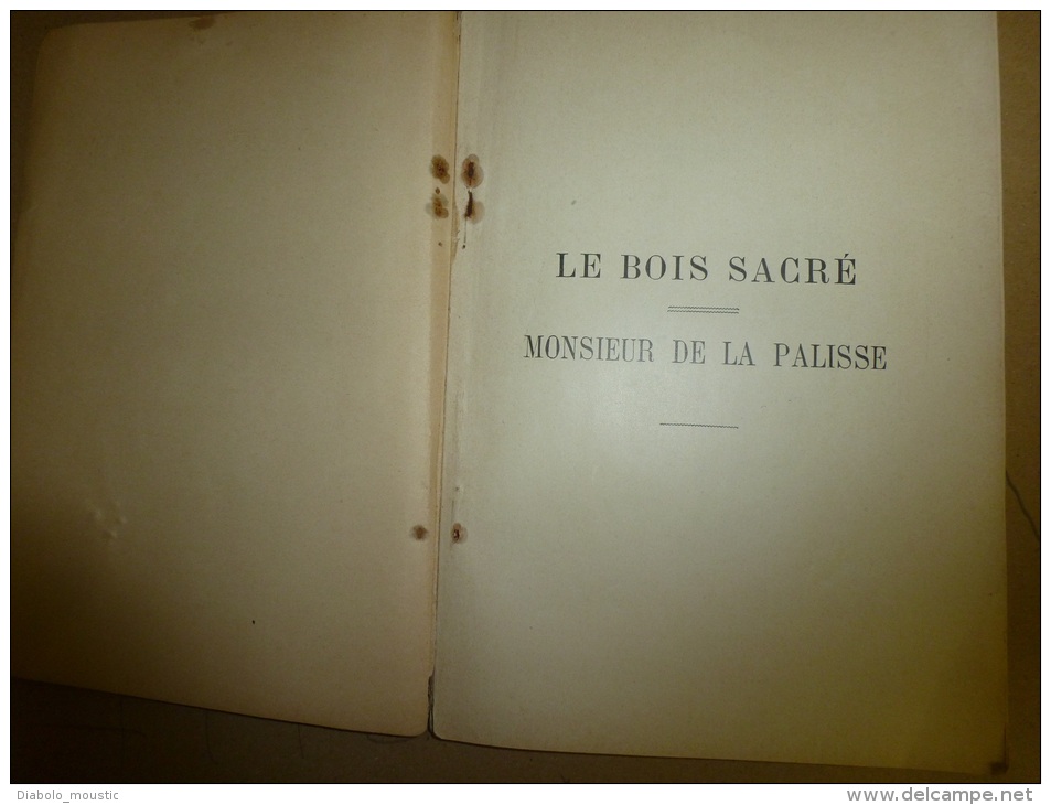 LE BOIS SACRE    Monsieur De La Palisse - Auteurs Français