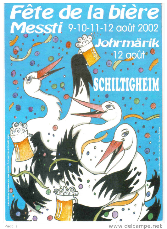 Carte Postale 67. Schiltigheim  La Fête De La Bière  Cigognes Trés Beau Plan - Schiltigheim