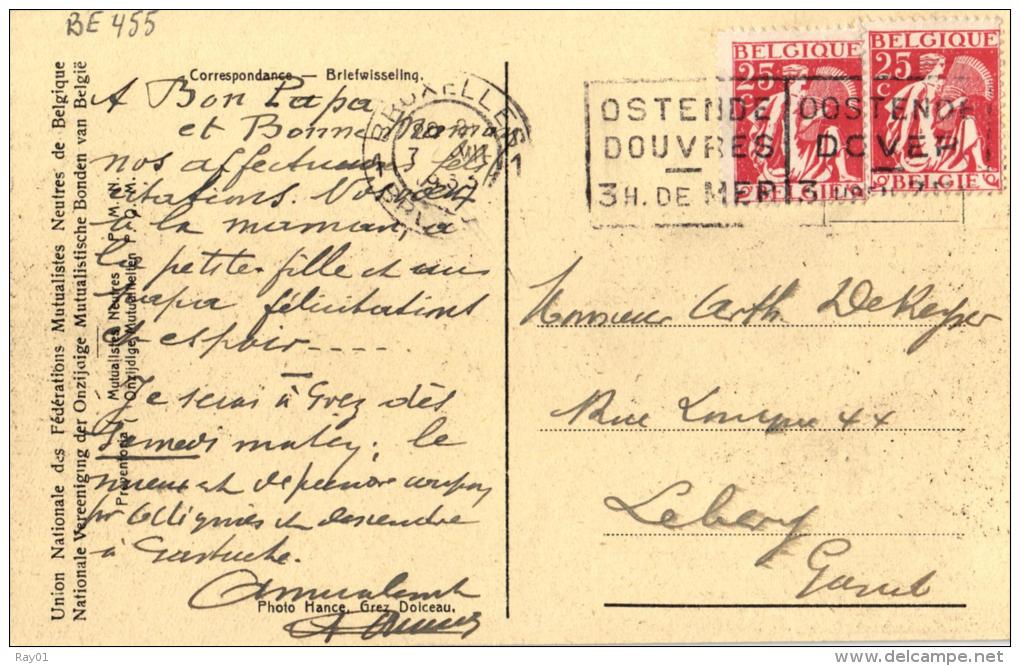BELGIQUE - BRABANT WALLON - GREZ-DOICEAU - BIEZ - Préventorium "Léon Poriniot". Pose De La Première Pierre Le 22/01/1933 - Grez-Doiceau