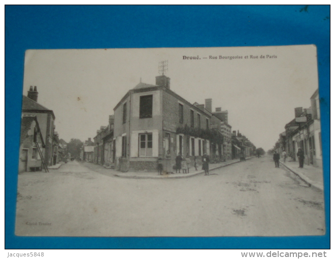 41) Droué - Rue Bourgeoise Et Rue De Paris   - Année  -  EDIT - Yson - Droue