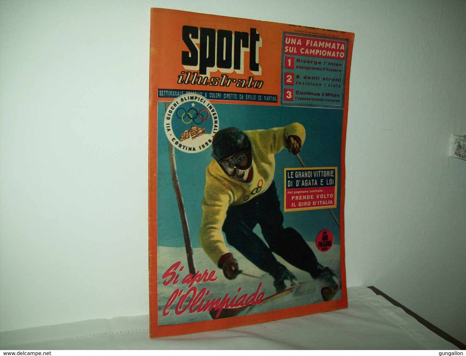 Lo Sport Illustrato (Anno 45°  1956 )  N. 4 - Sports