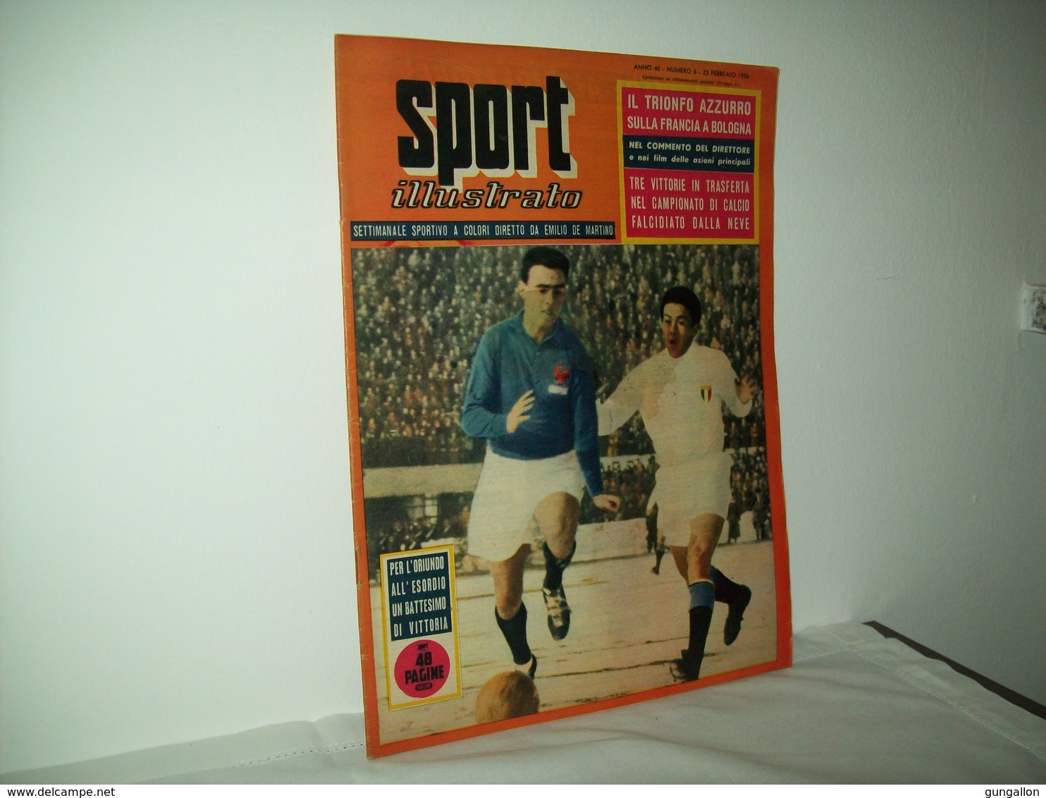 Lo Sport Illustrato (Anno 45°  1956 )  N. 8 - Sport