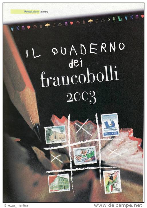 ITALIA - 2002 - Nuovo - Quaderno Dei Francobolli 2003 - VUOTO - Originale - Full Years