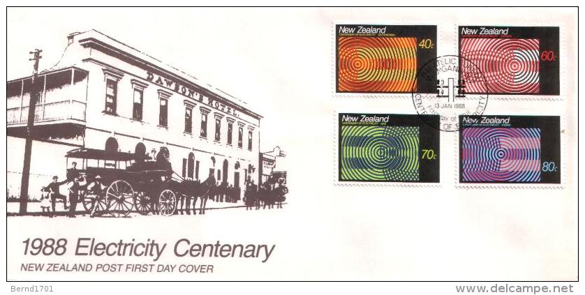 Neuseeland / New Zealand - Mi-Nr 1010/1013 FDC (z638) - FDC