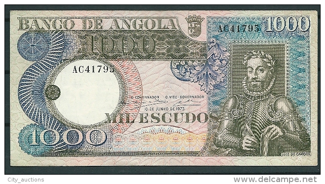 ANGOLA 1000 ESCUDOS 1973 P108 -CA - Angola