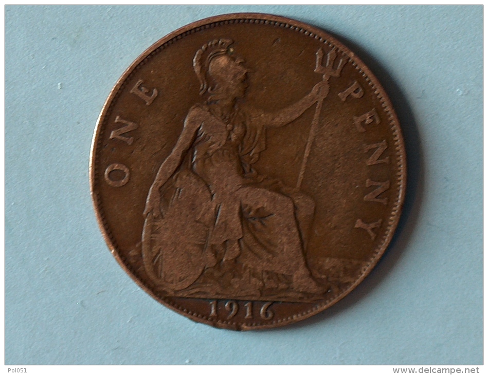 Grande-Bretagne 1 Penny 1916 - D. 1 Penny